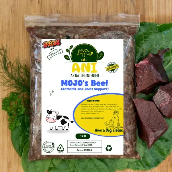 As Nature Intended - Mojo's Beef (for Arthritis/joint Support)