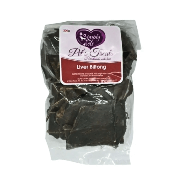 Simply Pets Liver Biltong Treats for Cats and Dogs