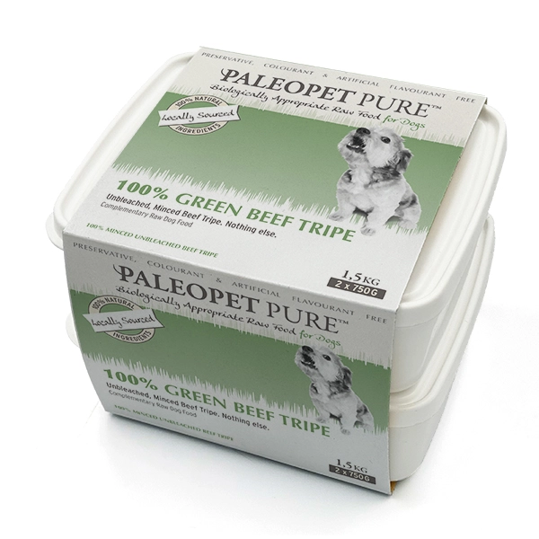 Paleopet Pure 100% Green Beef Tripe