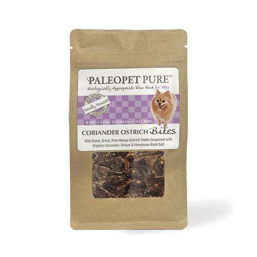 Paleopet Pure Coriander Ostrich Bites 100g