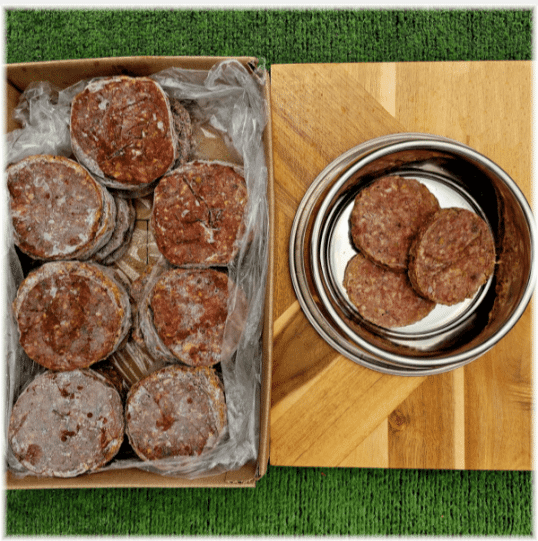 Doggychef Chicken & Veg Patties 4kg